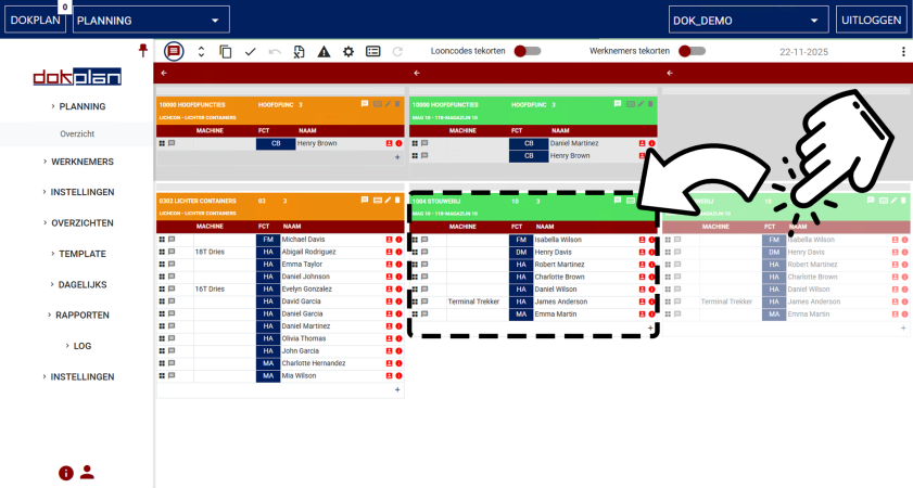 Interactive Planning Dashboard