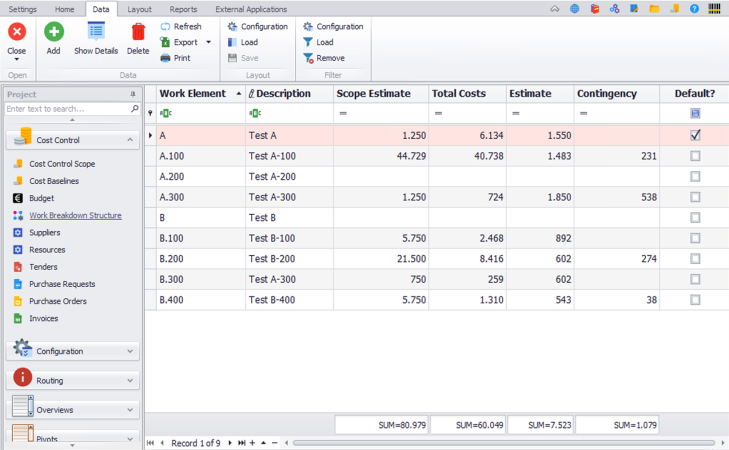 Work Breakdown Structure